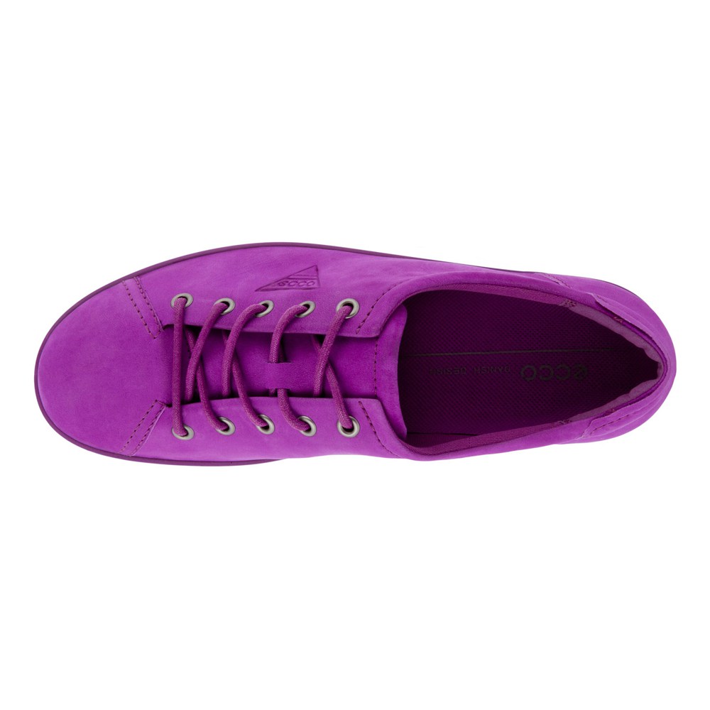 Tenis Mujer - ECCO Soft 2.0 Tie - Morados - DMO827403